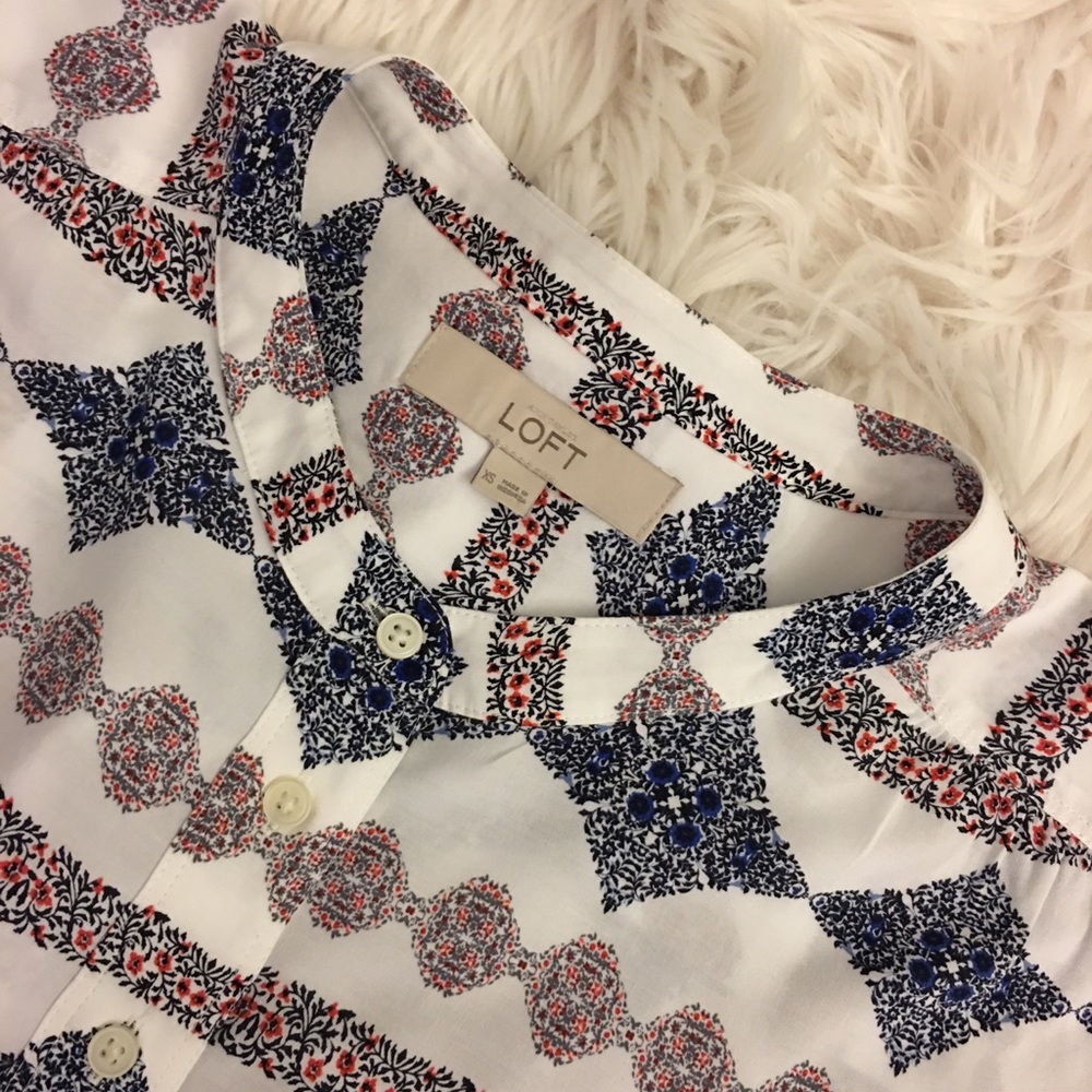LOFT | patterned tunic - Picture 3 of 8